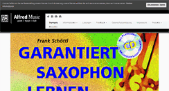 Desktop Screenshot of garantiertsax.de