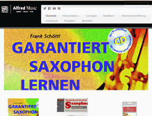 Tablet Screenshot of garantiertsax.de